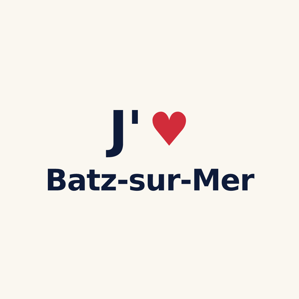 Tasse personnalisée Batz-sur-Mer — design J'aime Batz-sur-Mer