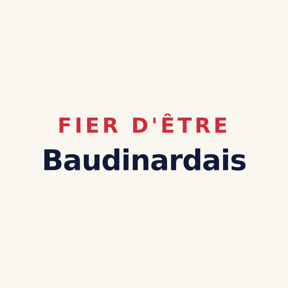 Tasse « Fier d'être Baudinardais » — design pour Baudinard-sur-Verdon