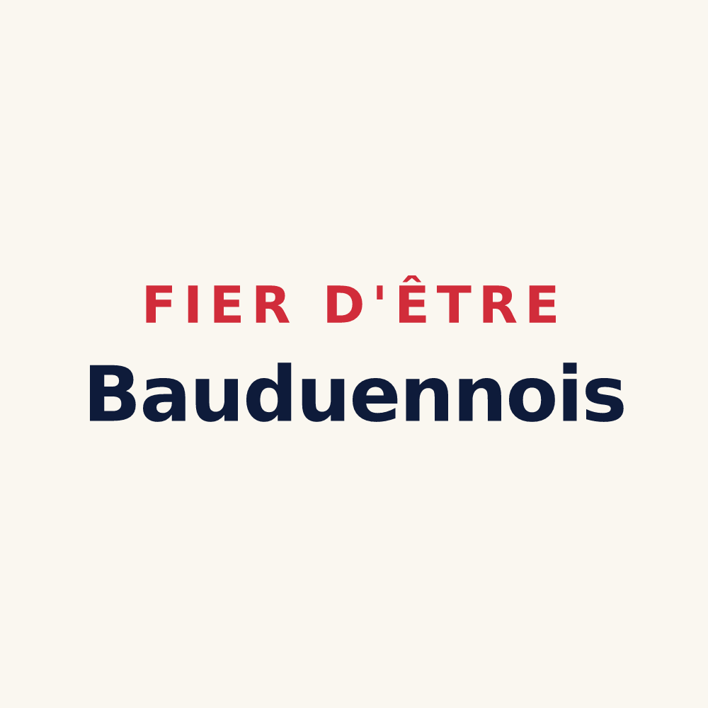 Tasse « Fier d'être Bauduennois » — design pour Bauduen
