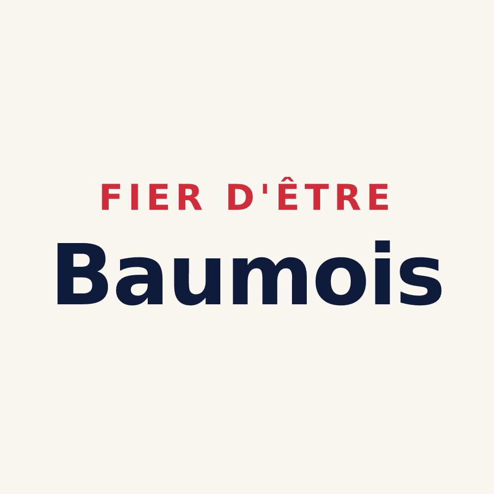 Tasse « Fier d'être Baumois » — design pour Baume-les-Dames