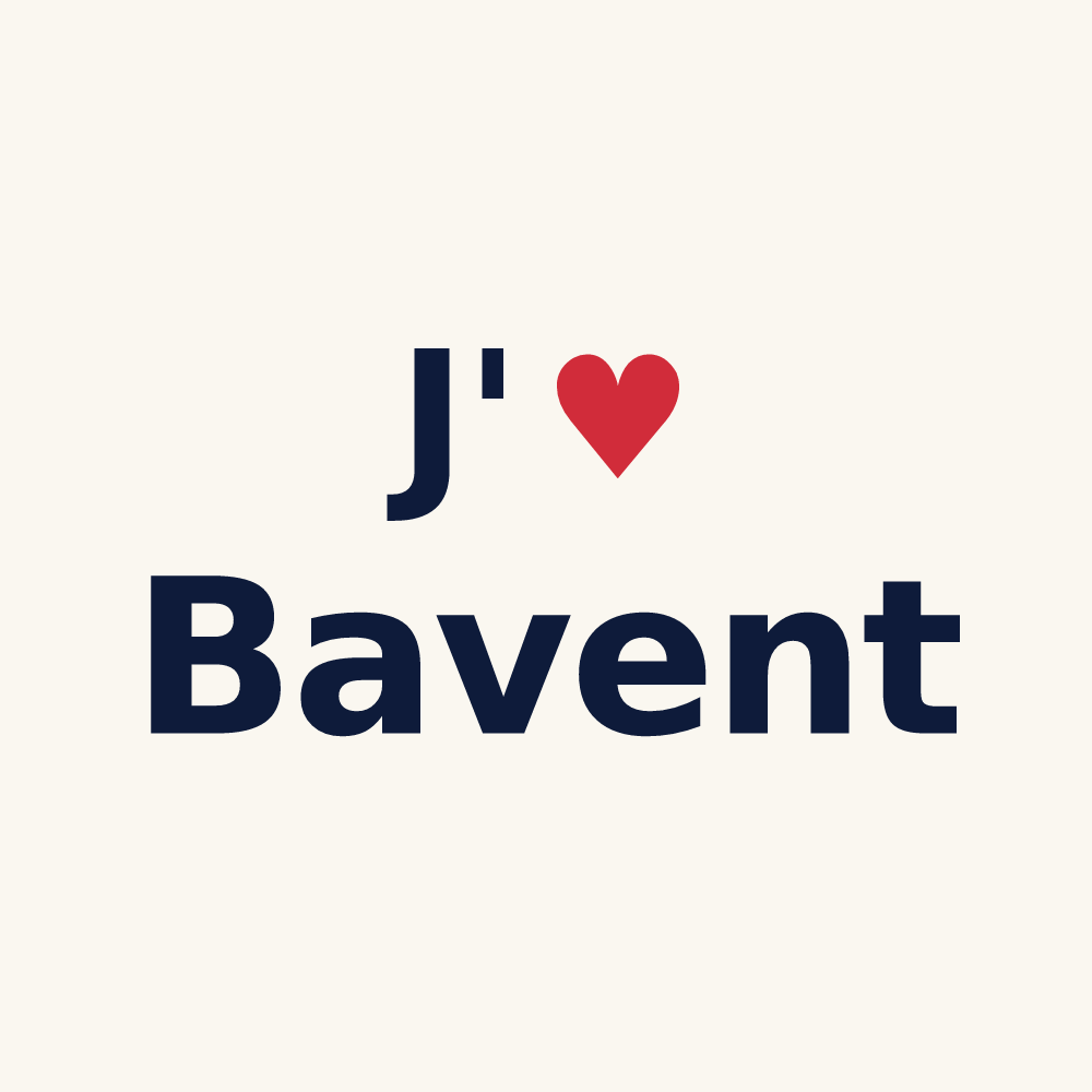 Tasse personnalisée Bavent — design J'aime Bavent