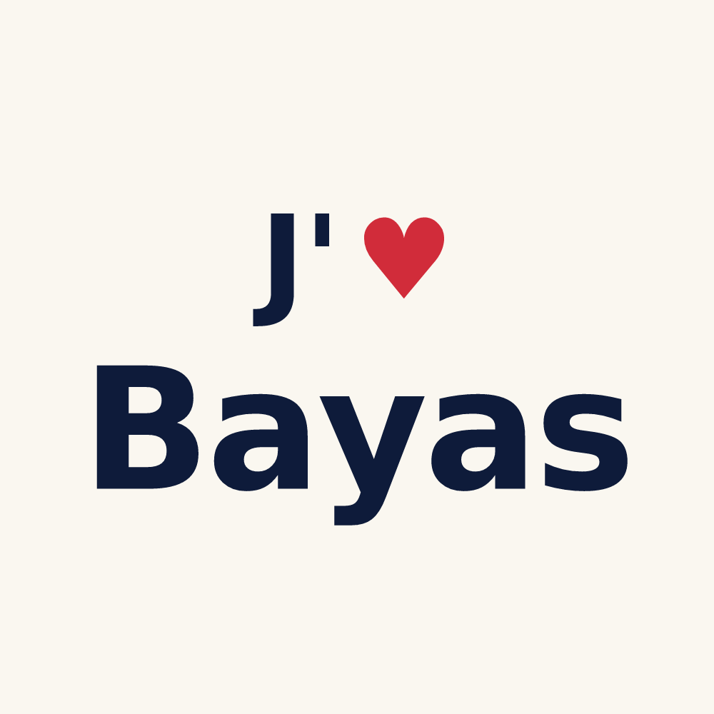 Tasse personnalisée Bayas — design J'aime Bayas