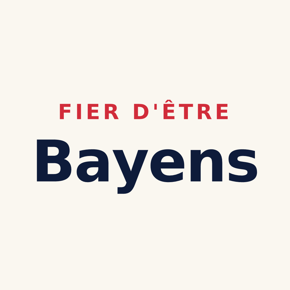 Tasse « Fier d'être Bayens » — design pour Baye