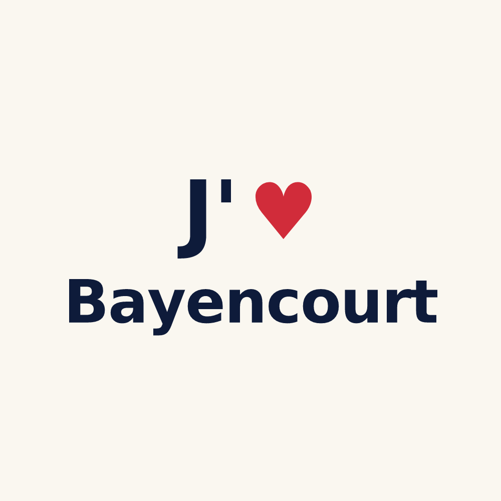 Tasse personnalisée Bayencourt — design J'aime Bayencourt