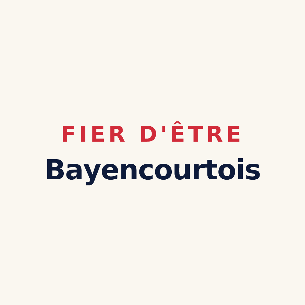 Tasse « Fier d'être Bayencourtois » — design pour Bayencourt