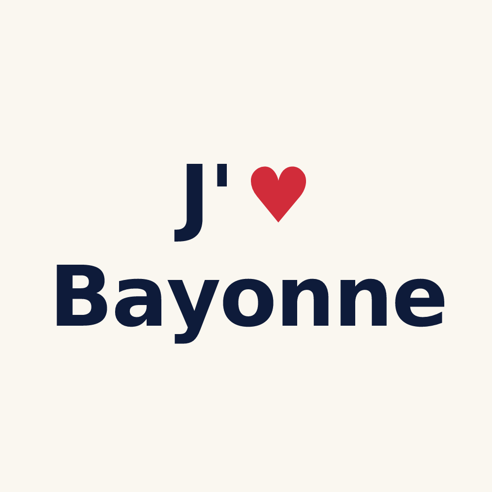 Tasse personnalisée Bayonne — design J'aime Bayonne