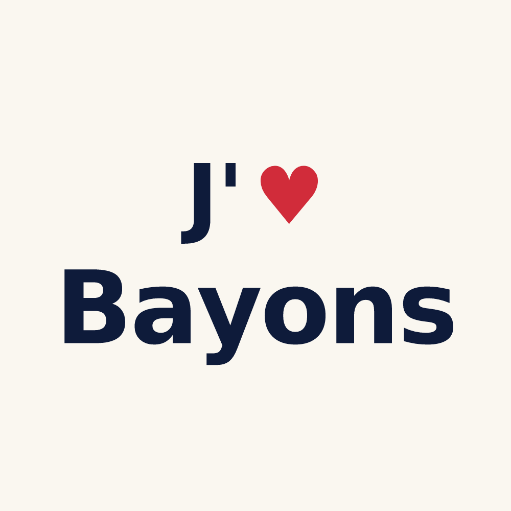 Tasse personnalisée Bayons — design J'aime Bayons