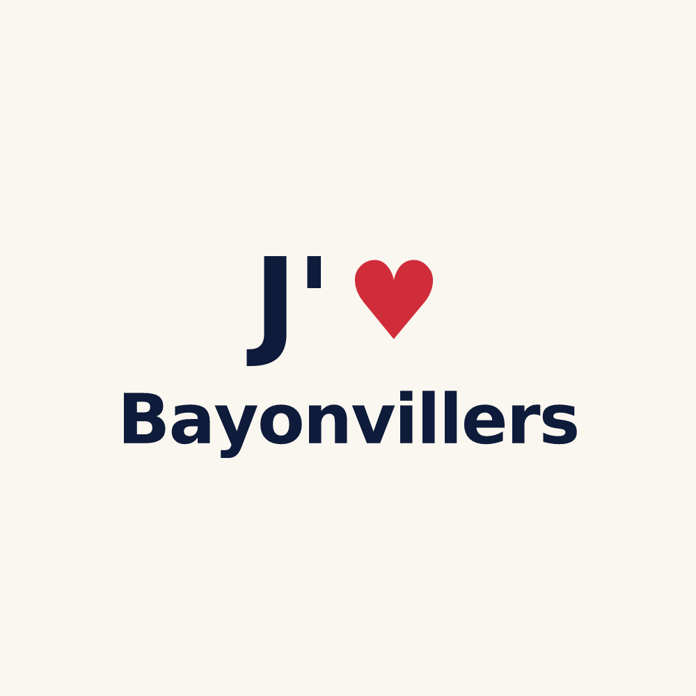 Tasse personnalisée Bayonvillers — design J'aime Bayonvillers