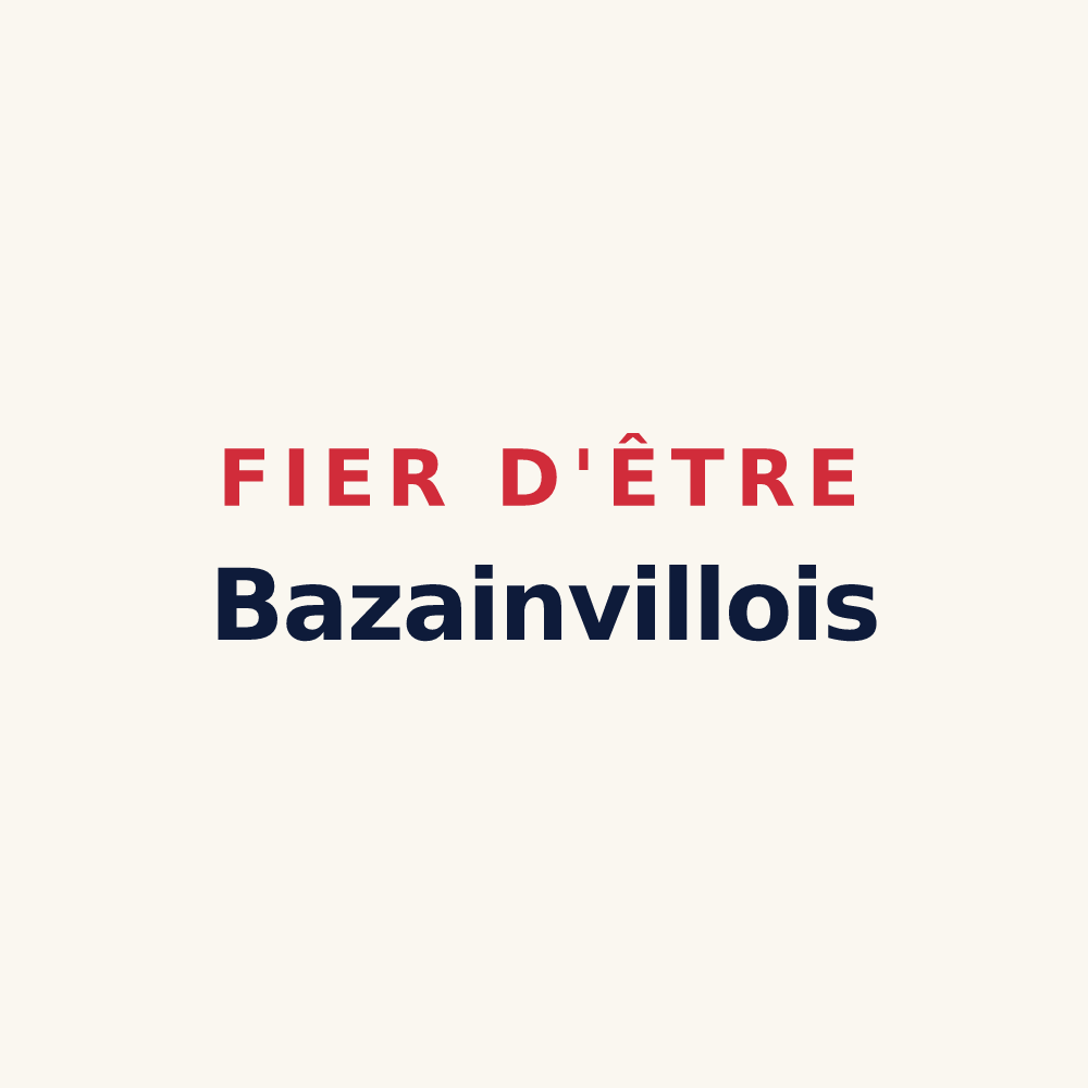 Tasse « Fier d'être Bazainvillois » — design pour Bazainville