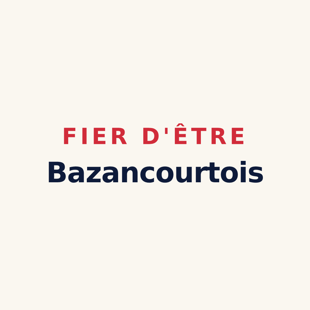 Tasse « Fier d'être Bazancourtois » — design pour Bazancourt