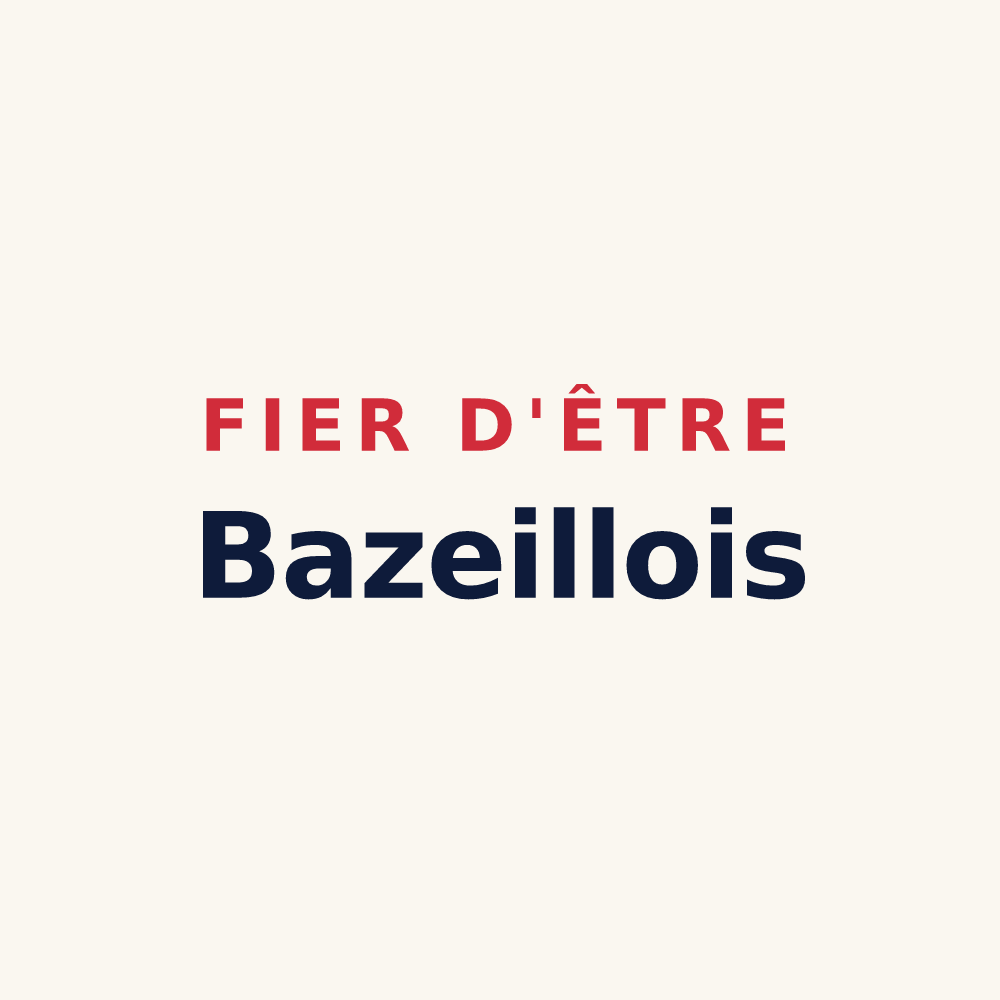 Tasse « Fier d'être Bazeillois » — design pour Bazeilles-sur-Othain