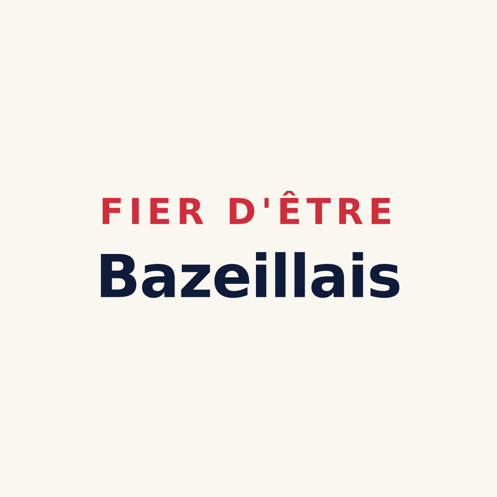 Tasse « Fier d'être Bazeillais » — design pour Bazeilles