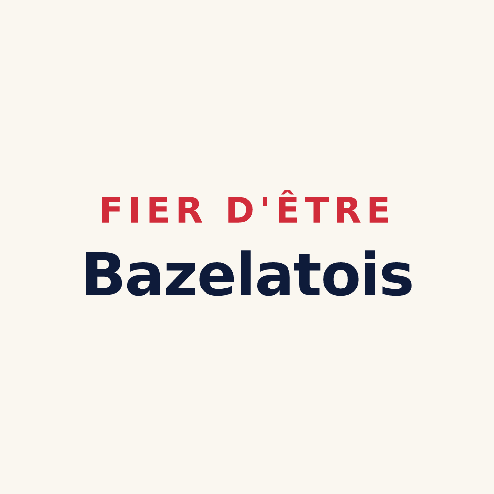 Tasse « Fier d'être Bazelatois » — design pour Bazelat