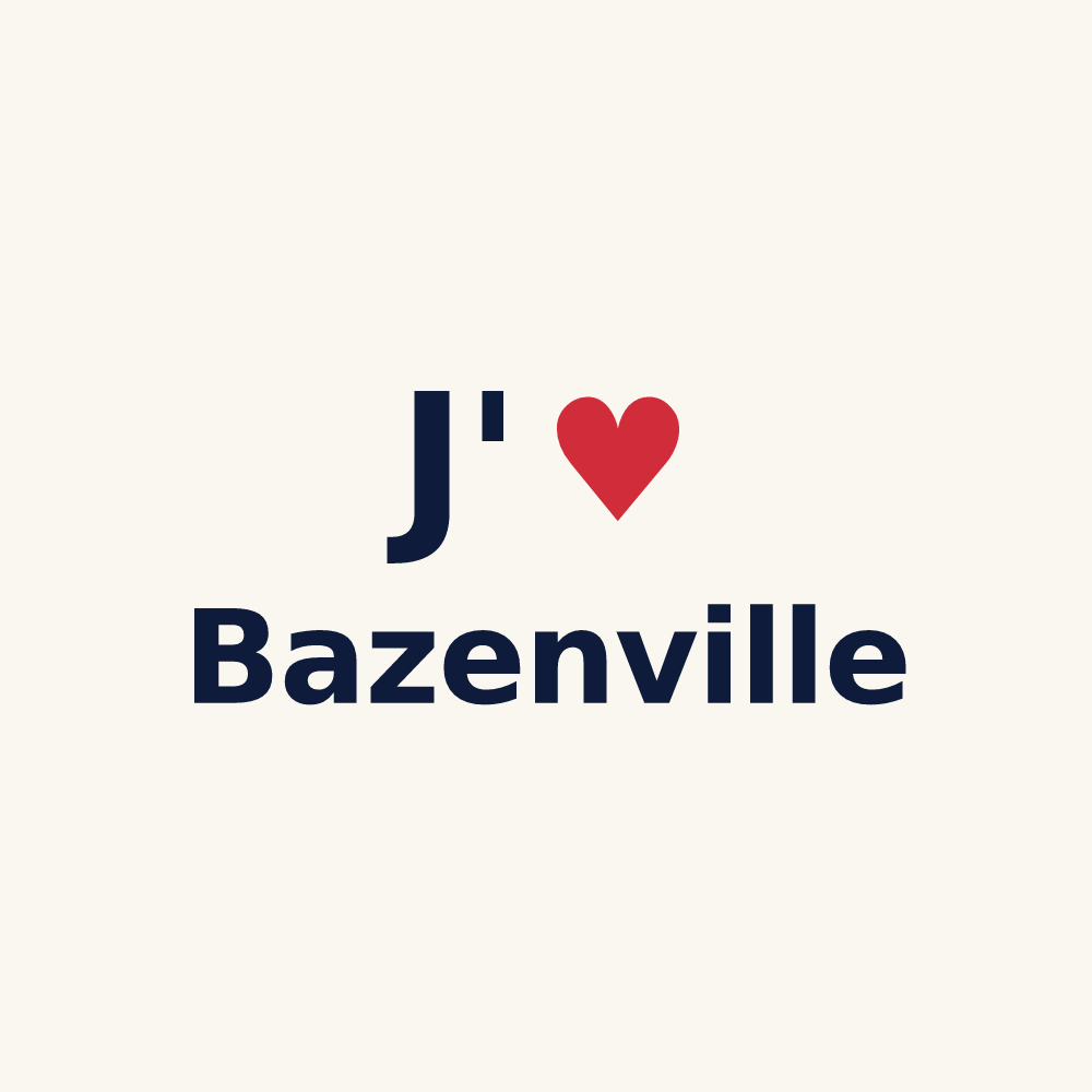 Tasse personnalisée Bazenville — design J'aime Bazenville