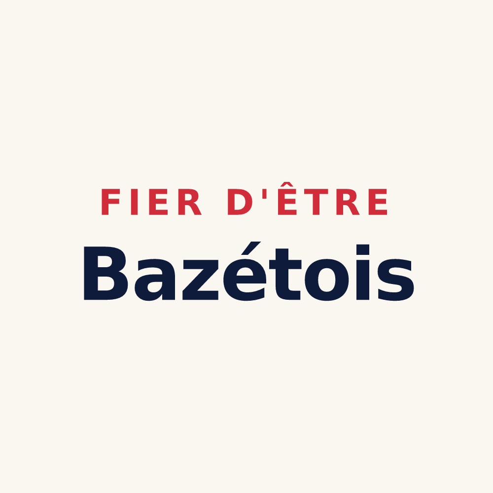 Tasse « Fier d'être Bazétois » — design pour Bazet