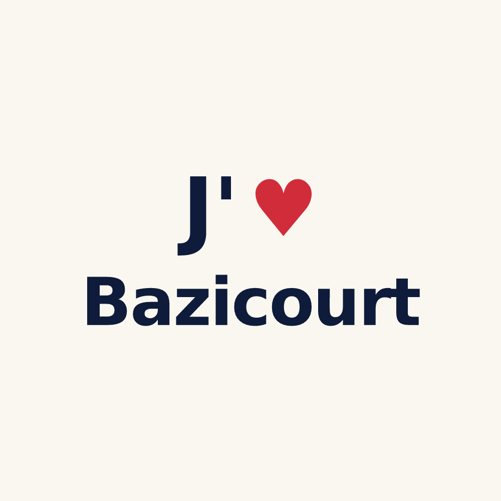 Tasse personnalisée Bazicourt — design J'aime Bazicourt
