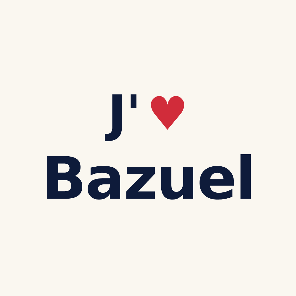 Tasse personnalisée Bazuel — design J'aime Bazuel