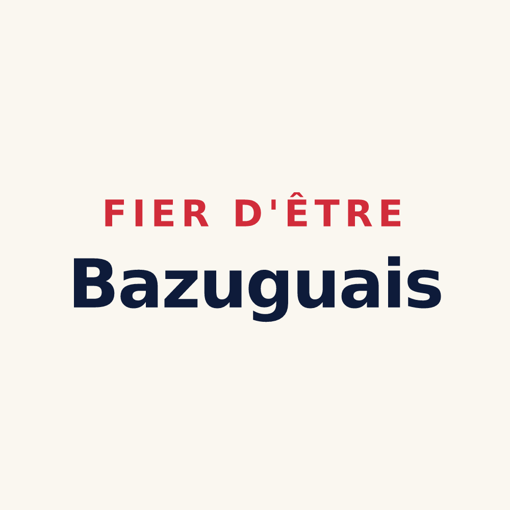 Tasse « Fier d'être Bazuguais » — design pour Bazugues