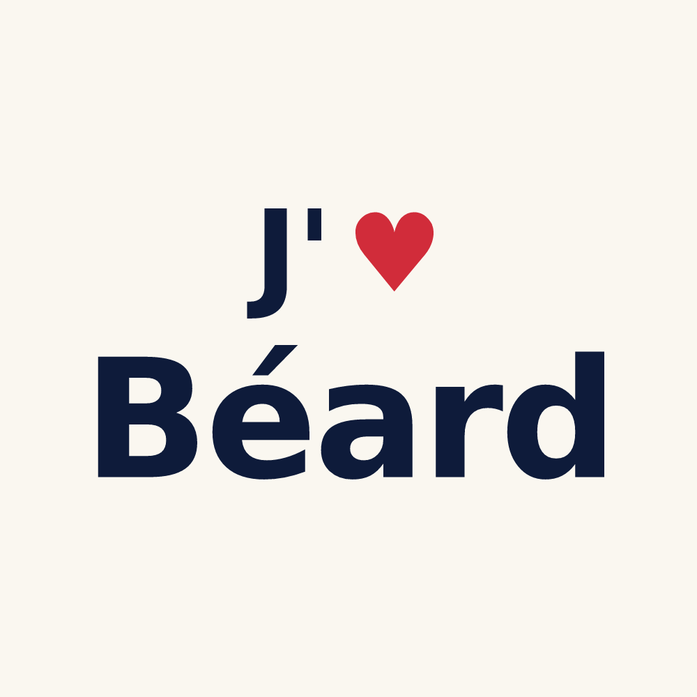 Tasse personnalisée Béard — design J'aime Béard
