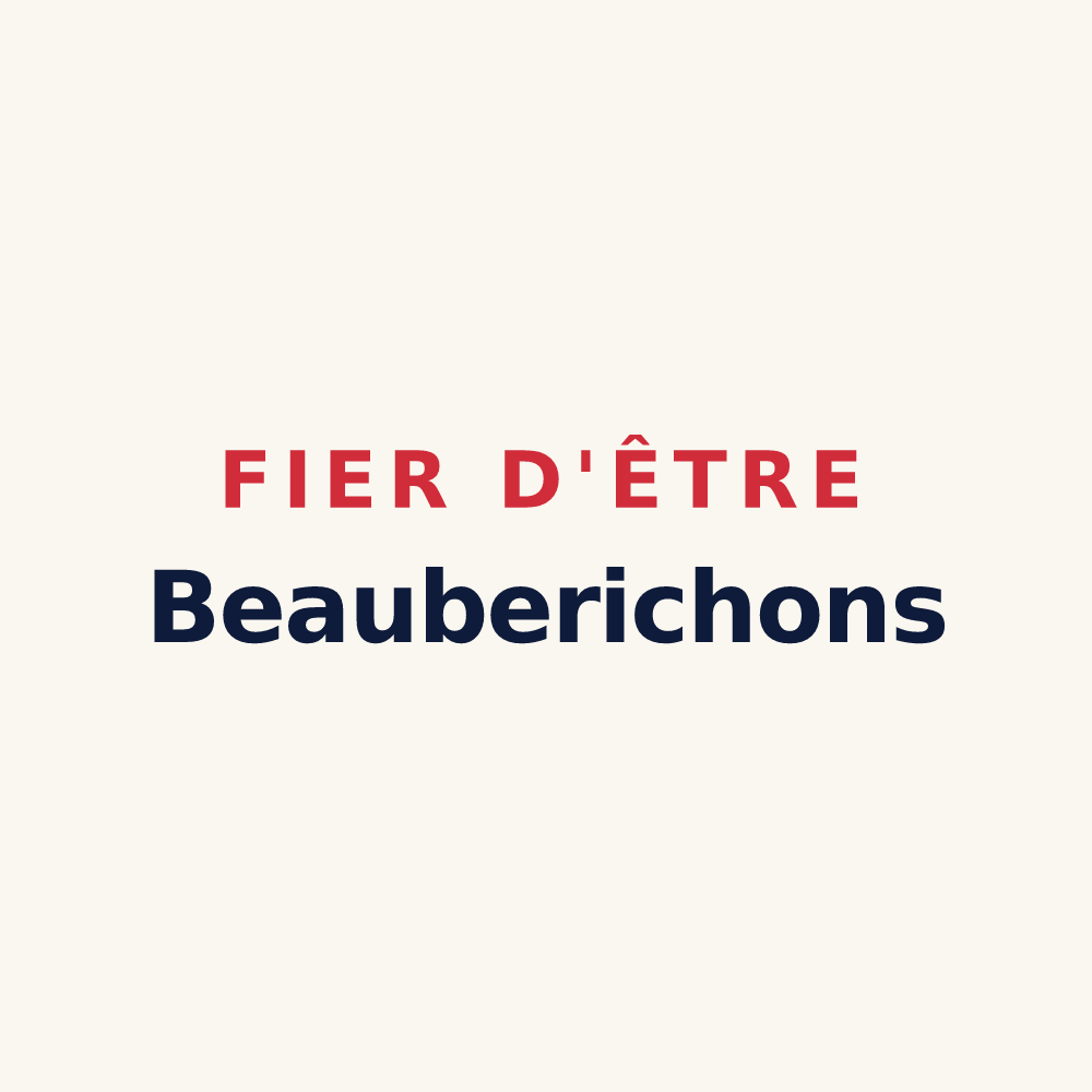 Tasse « Fier d'être Beauberichons » — design pour Beaubery