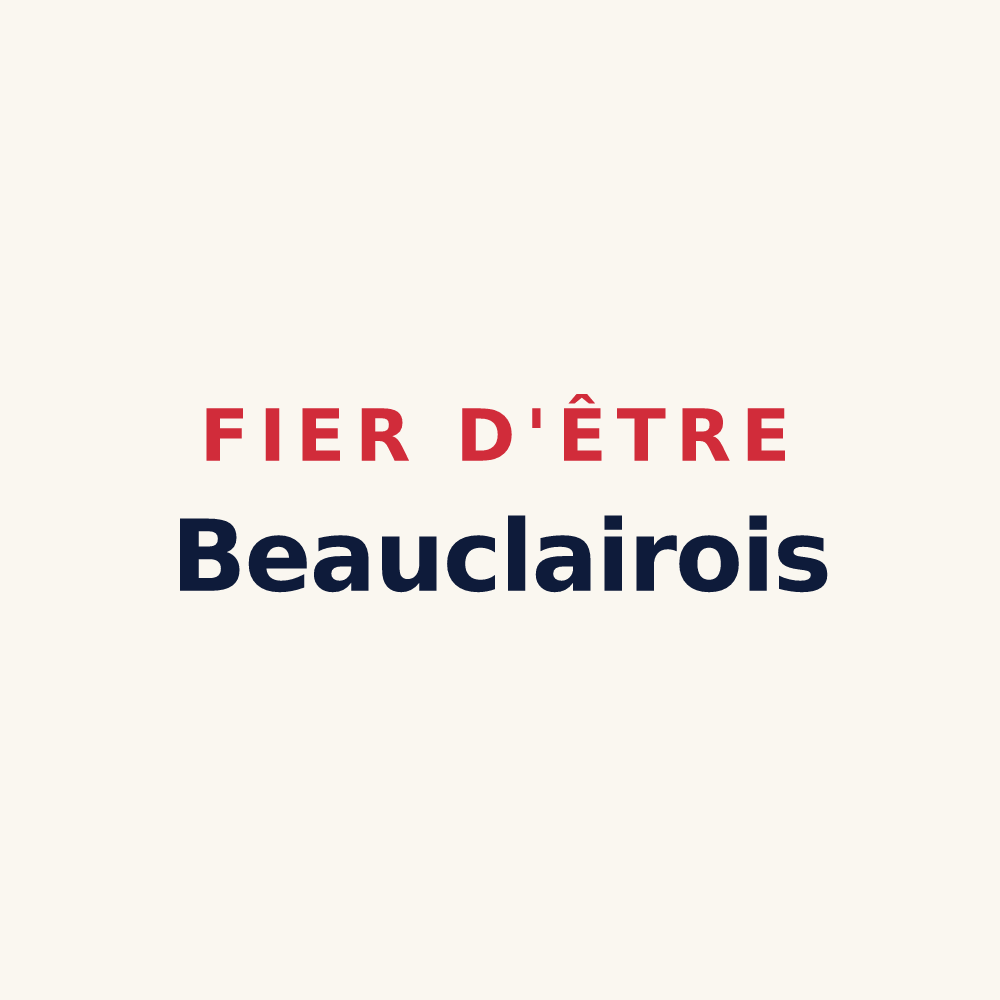 Tasse « Fier d'être Beauclairois » — design pour Beauclair