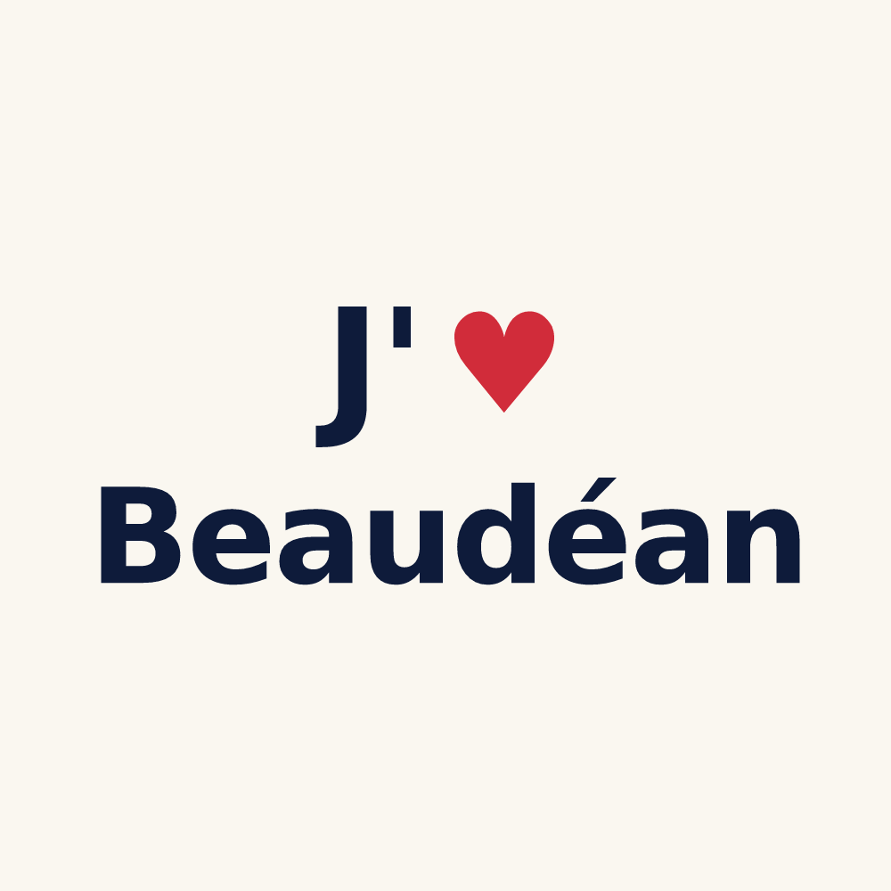Tasse personnalisée Beaudéan — design J'aime Beaudéan