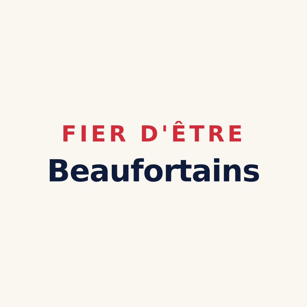 Tasse « Fier d'être Beaufortains » — design pour Beaufort