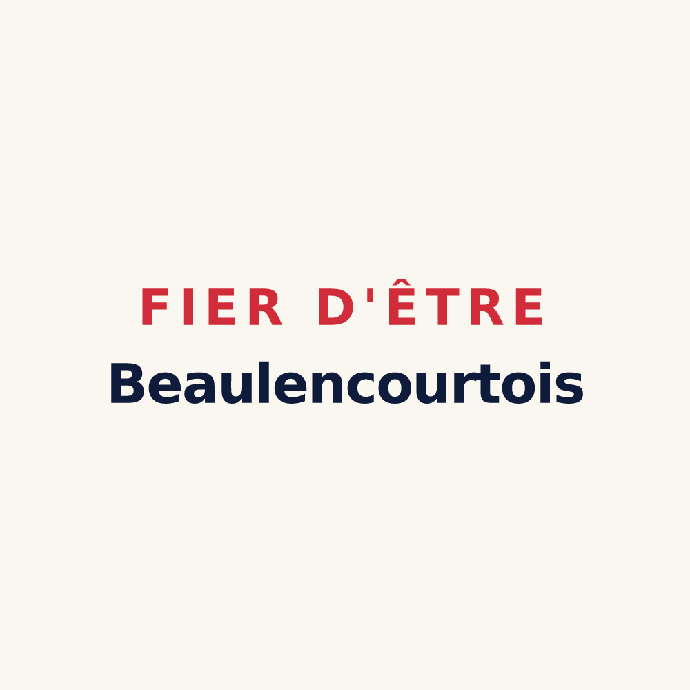 Tasse « Fier d'être Beaulencourtois » — design pour Beaulencourt