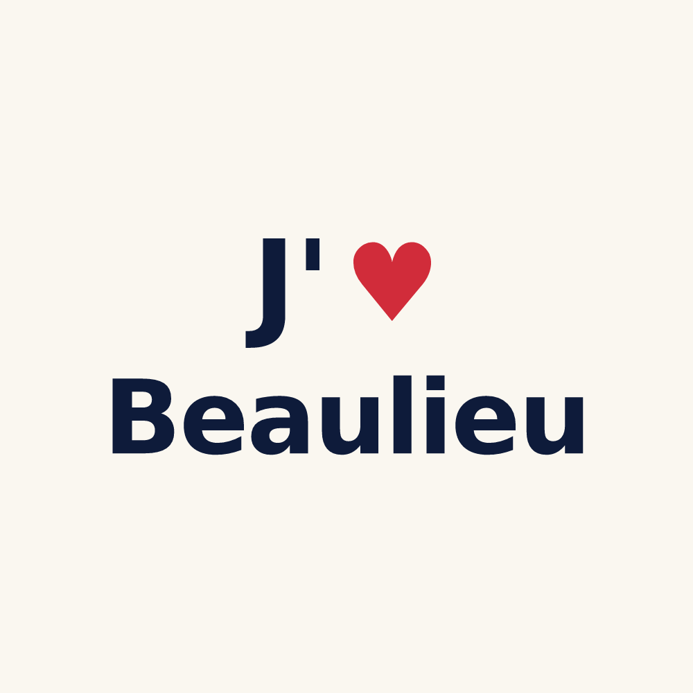 Tasse personnalisée Beaulieu — design J'aime Beaulieu