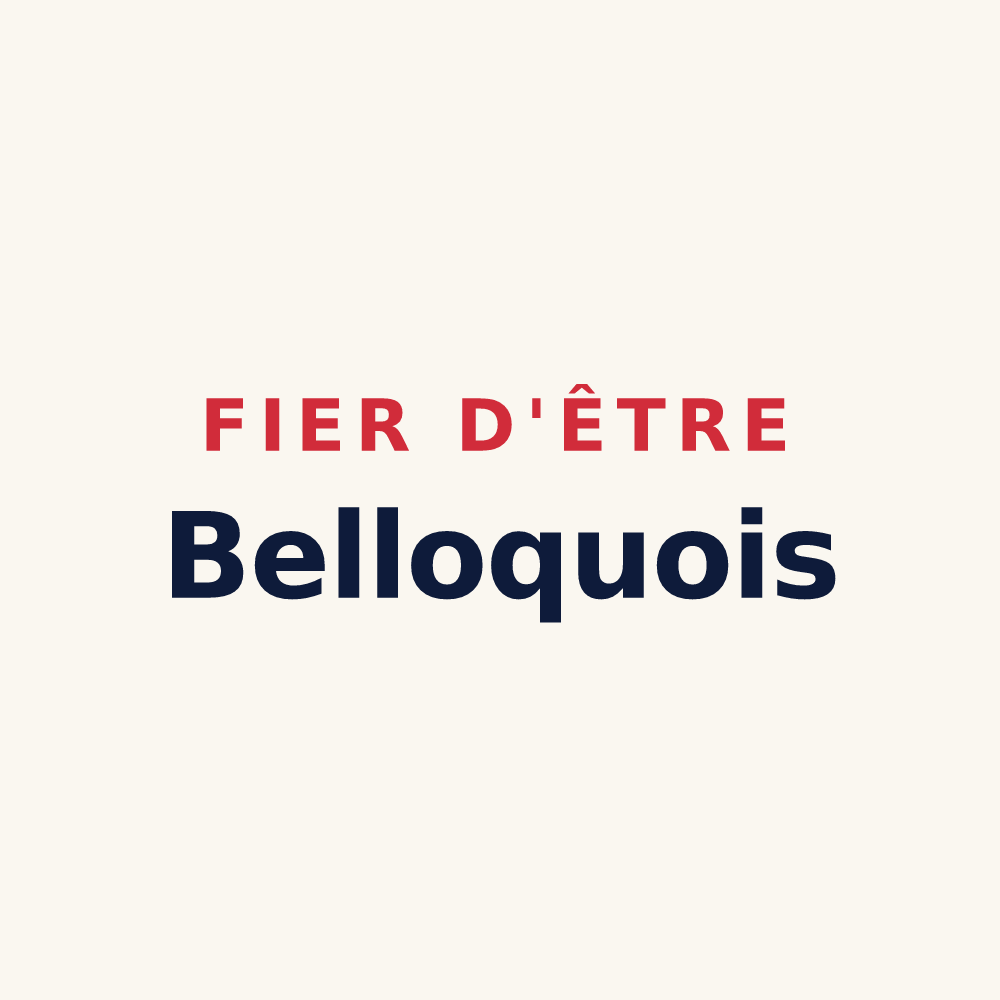 Tasse « Fier d'être Belloquois » — design pour Beaulieu-sur-Layon