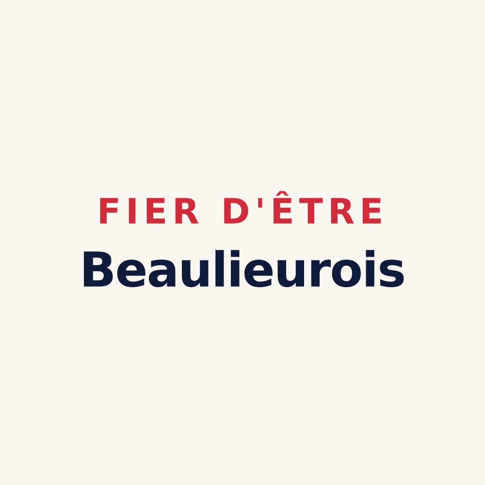 Tasse « Fier d'être Beaulieurois » — design pour Beaulieu