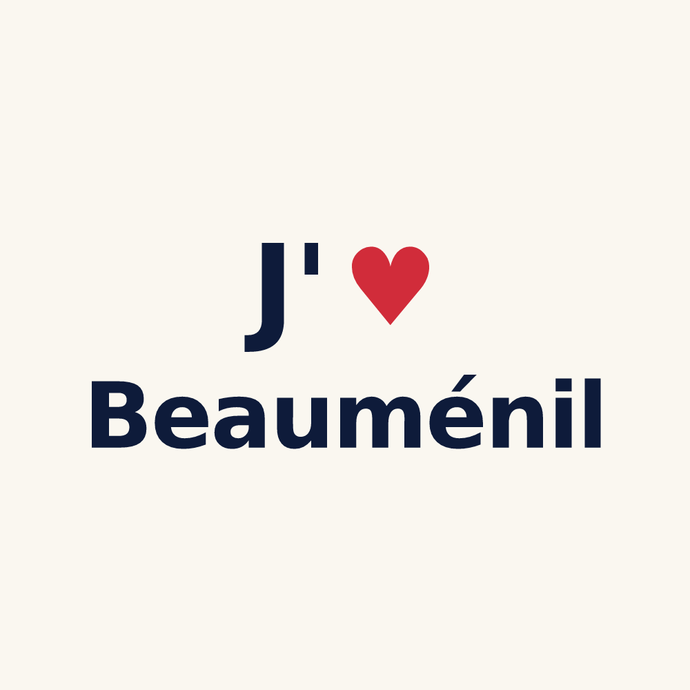 Tasse personnalisée Beauménil — design J'aime Beauménil