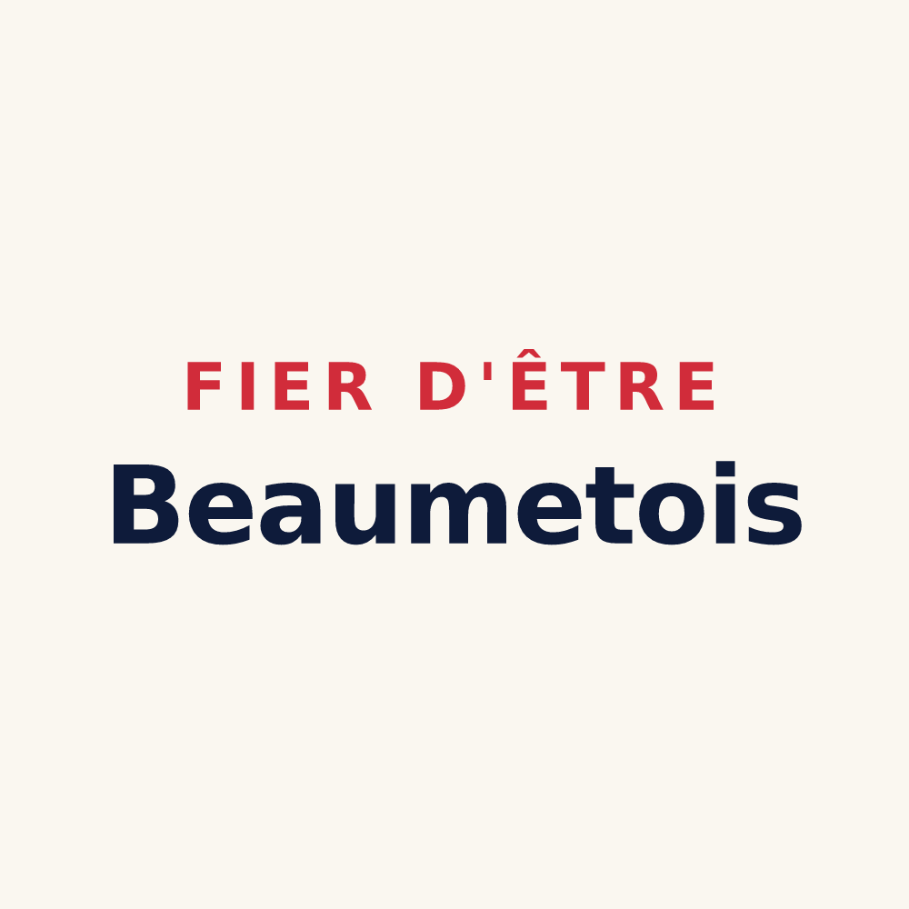 Tasse « Fier d'être Beaumetois » — design pour Beaumettes