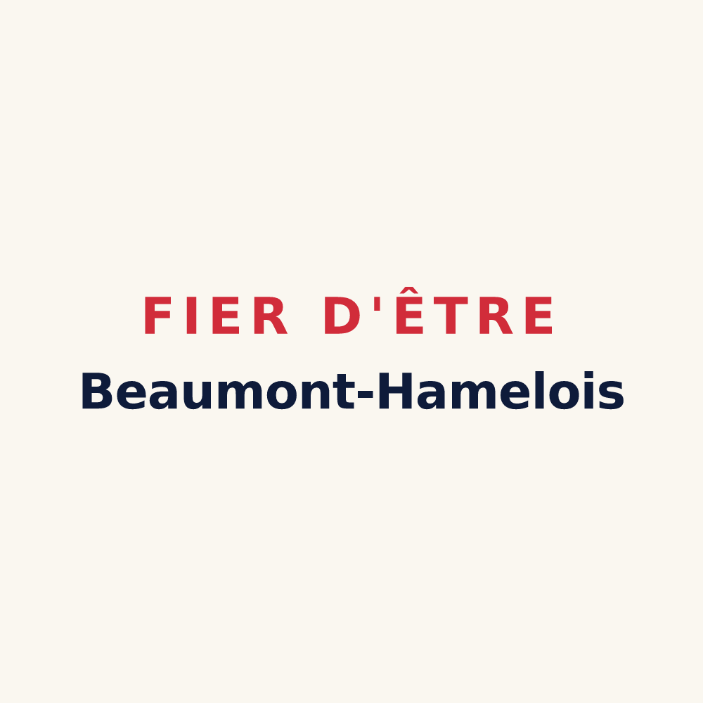 Tasse « Fier d'être Beaumont-Hamelois » — design pour Beaumont-Hamel