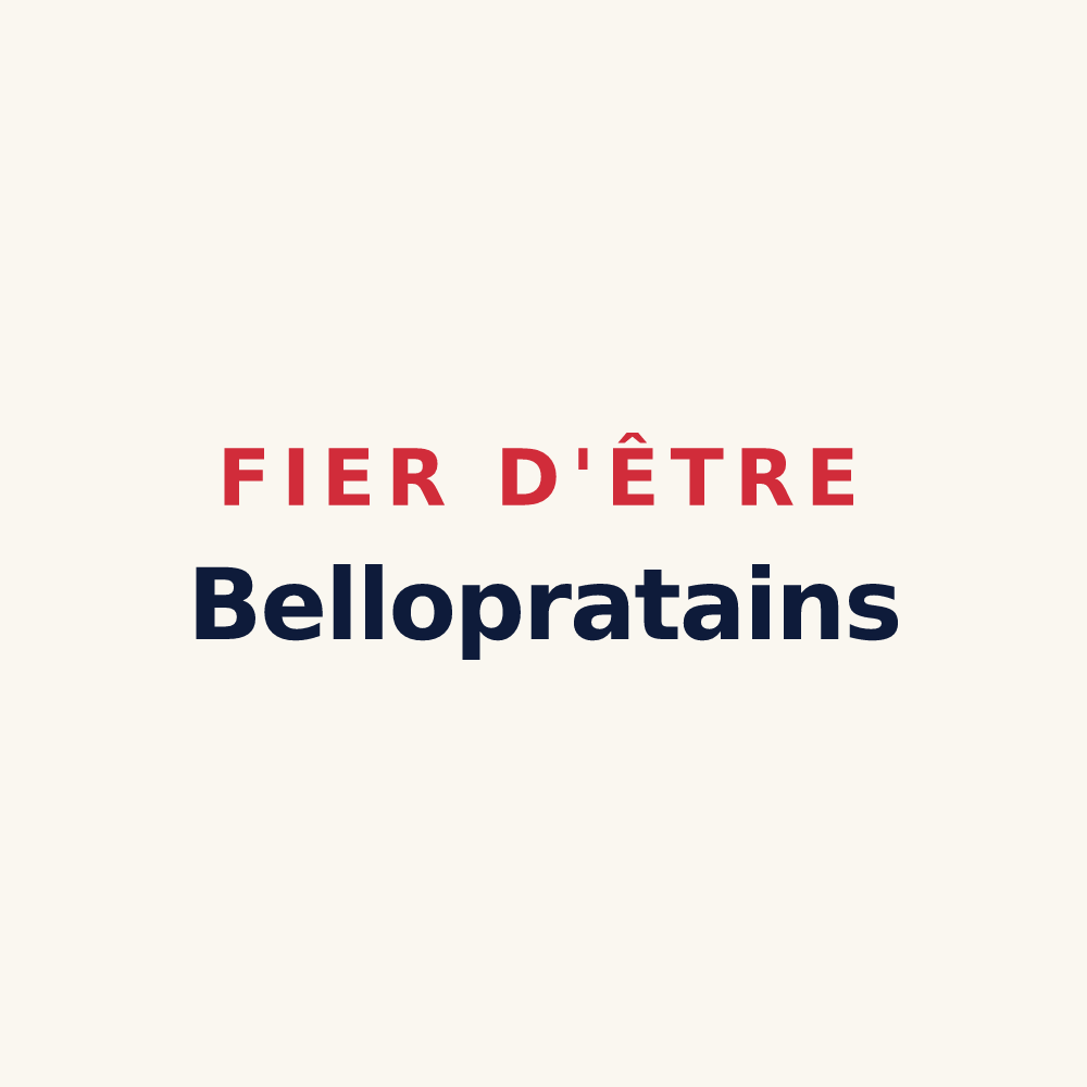 Tasse « Fier d'être Bellopratains » — design pour Beaupréau-en-Mauges