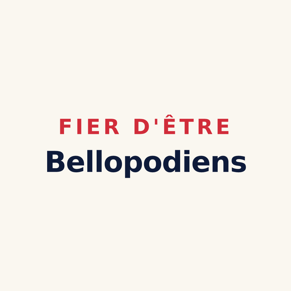 Tasse « Fier d'être Bellopodiens » — design pour Beaupuy