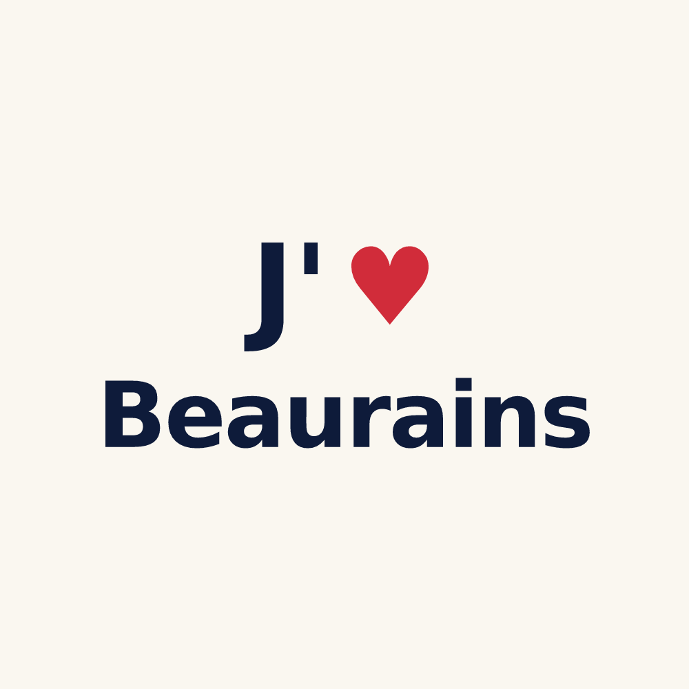 Tasse personnalisée Beaurains — design J'aime Beaurains