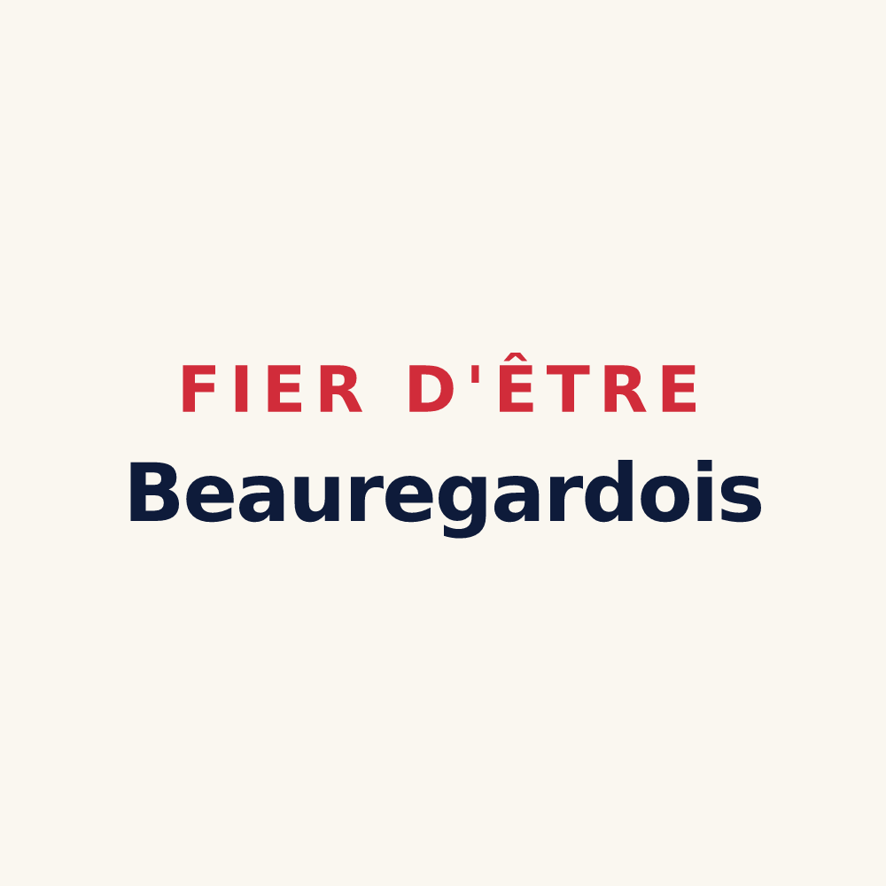 Tasse « Fier d'être Beauregardois » — design pour Beauregard-l'Évêque