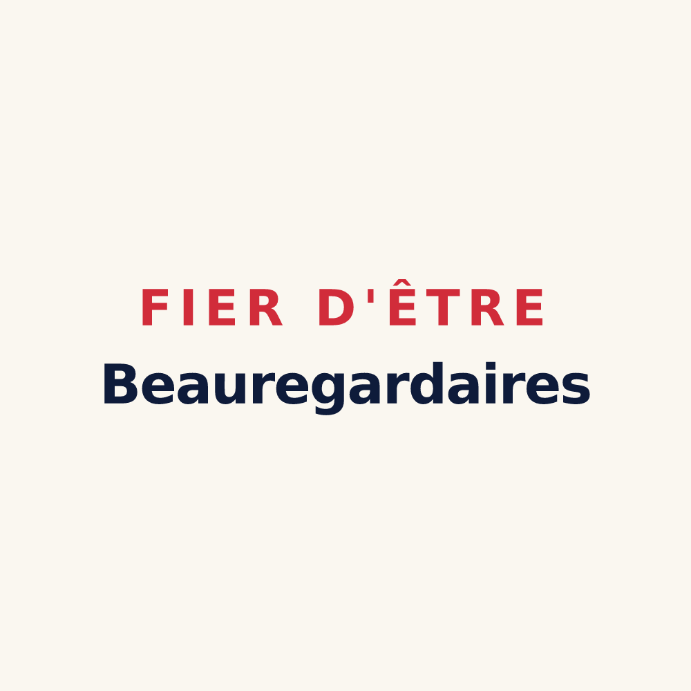 Tasse « Fier d'être Beauregardaires » — design pour Beauregard-Vendon