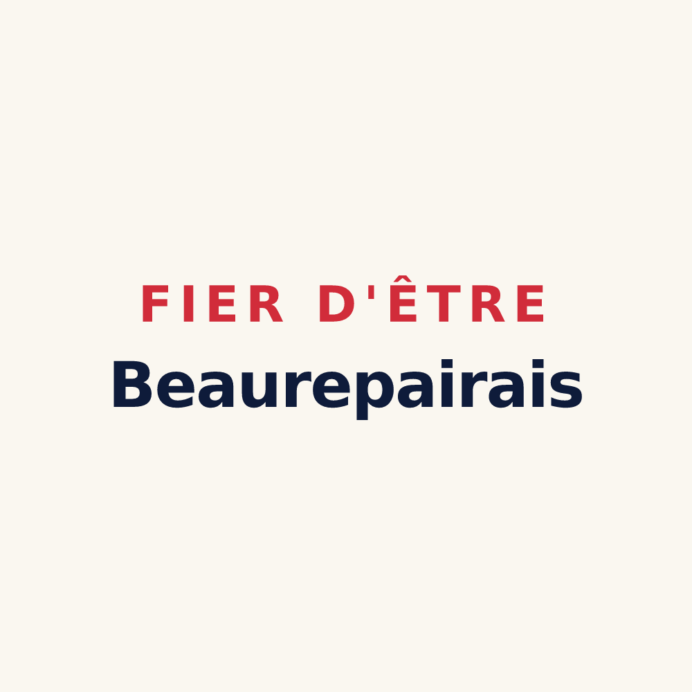 Tasse « Fier d'être Beaurepairais » — design pour Beaurepaire