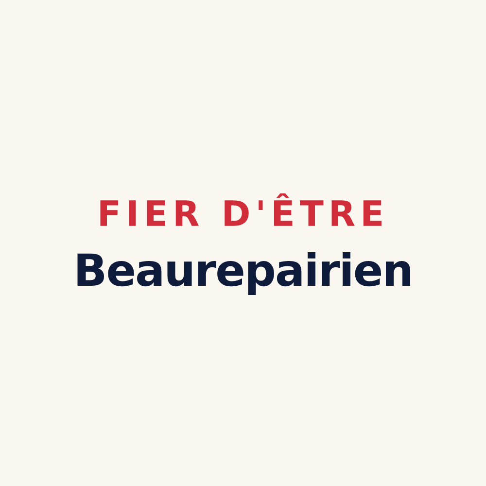 Tasse « Fier d'être Beaurepairien » — design pour Beaurepaire