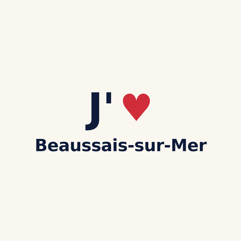 Tasse personnalisée Beaussais-sur-Mer — design J'aime Beaussais-sur-Mer