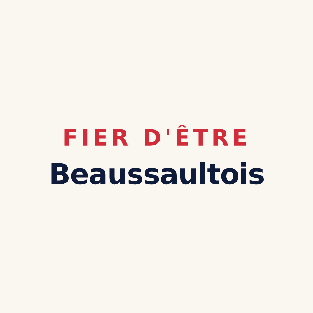 Tasse « Fier d'être Beaussaultois » — design pour Beaussault