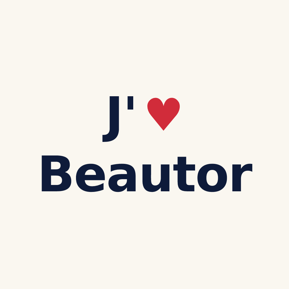 Tasse personnalisée Beautor — design J'aime Beautor