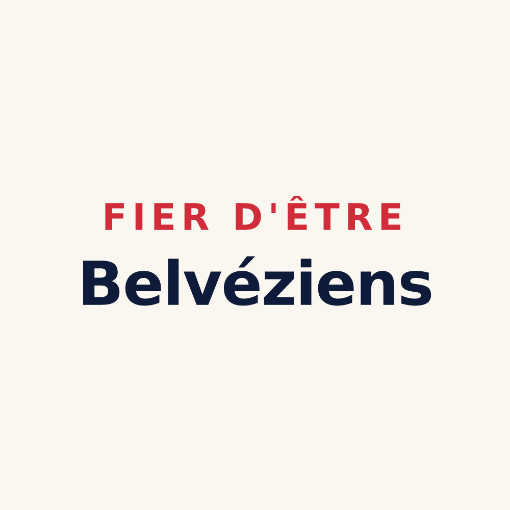 Tasse « Fier d'être Belvéziens » — design pour Beauvezer