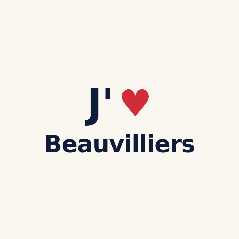 Tasse personnalisée Beauvilliers — design J'aime Beauvilliers