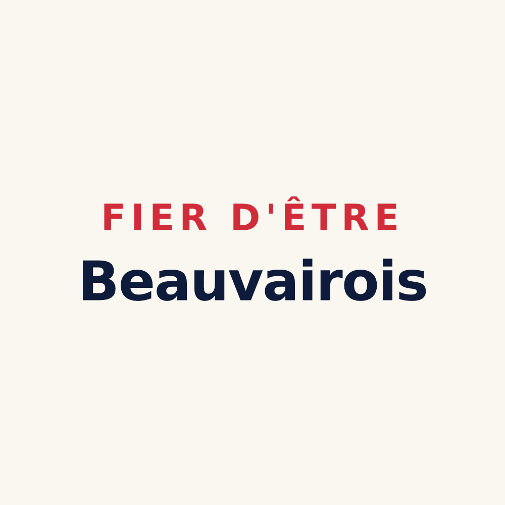 Tasse « Fier d'être Beauvairois » — design pour Beauvoir