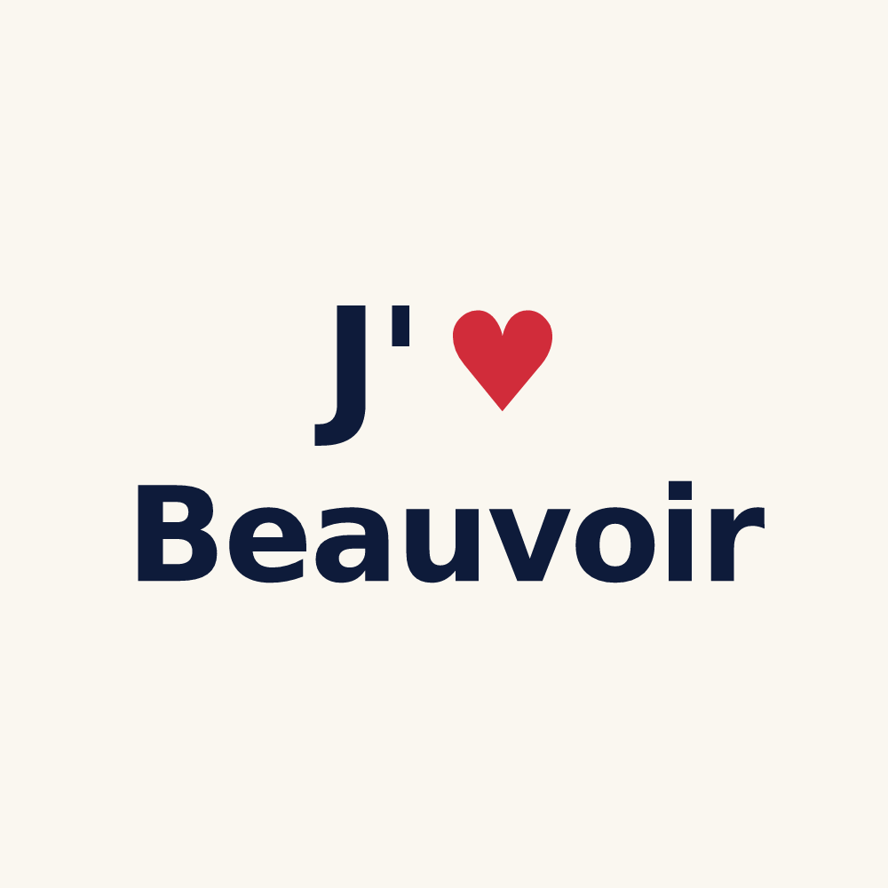 Tasse personnalisée Beauvoir — design J'aime Beauvoir