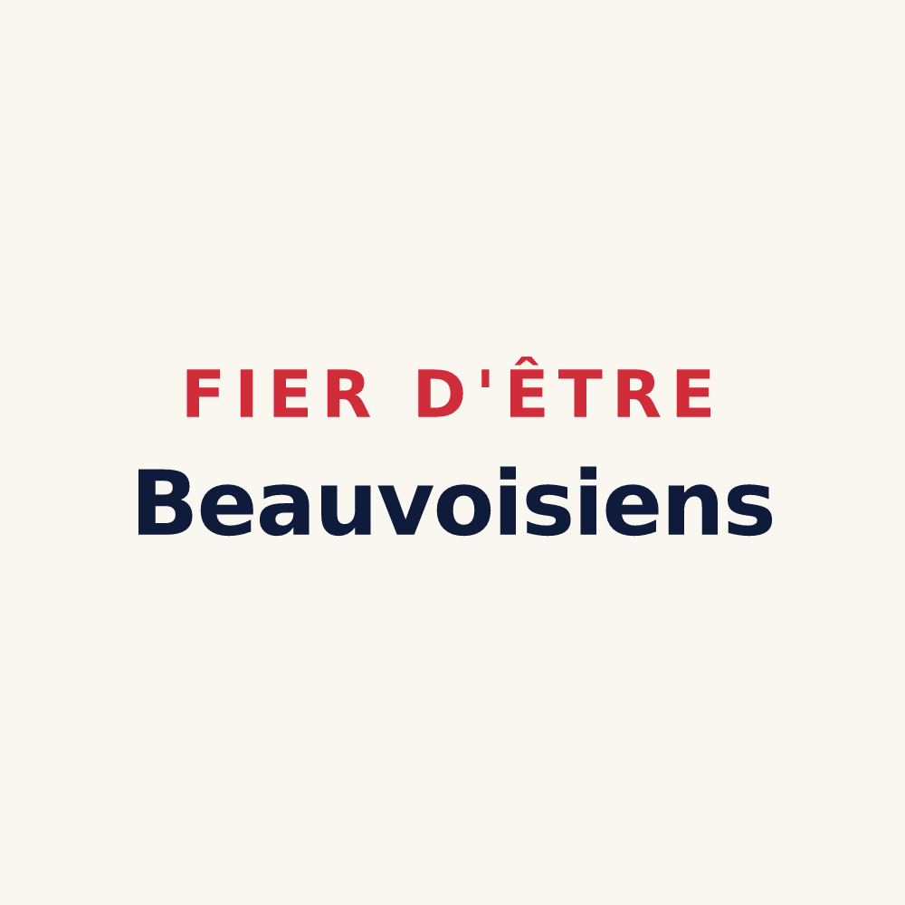 Tasse « Fier d'être Beauvoisiens » — design pour Beauvois-en-Vermandois
