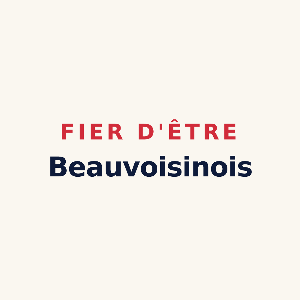 Tasse « Fier d'être Beauvoisinois » — design pour Beauvoisin